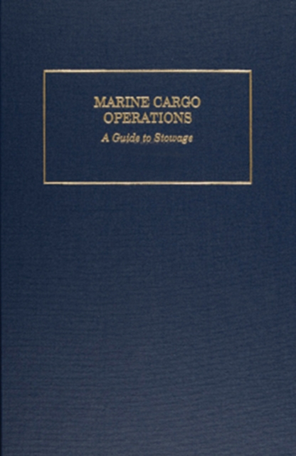 Marine Cargo Operations, Hardback Book
