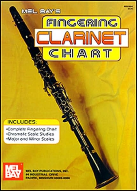 CLARINET FINGERING CHART,  Book