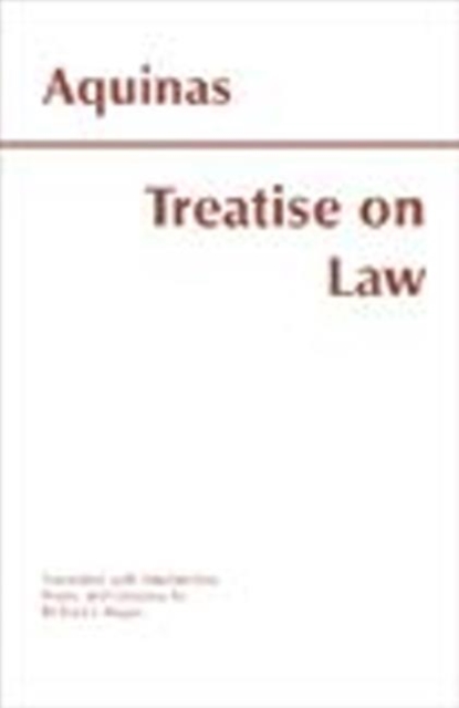 Treatise on Law, Hardback Book
