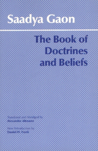 The Book of Doctrines and Beliefs, Hardback Book