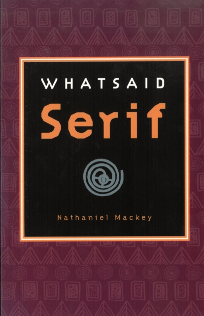 Whatsaid Serif, Paperback / softback Book