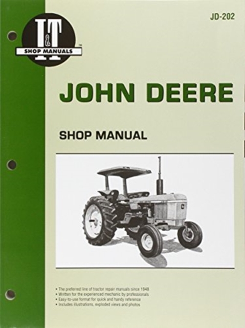 John Deere Model 2510-4840 Tractor Service Repair Manual, Paperback / softback Book