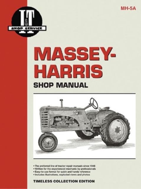 Massey Harris 21 Colt, 23 Mustang, 33-555 Tractor Service Repair Manual, Paperback / softback Book