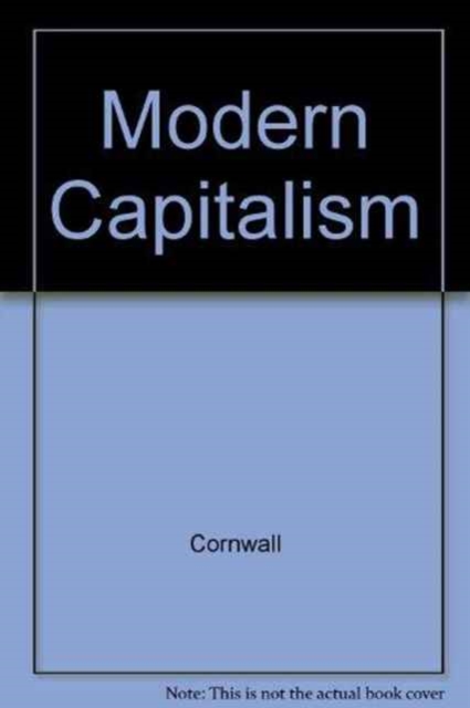 Modern Capitalism, Paperback / softback Book