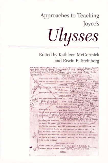 Approaches to Teaching Joyce's Ulysses, Paperback / softback Book