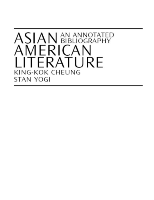 Asian American Literature, Paperback / softback Book