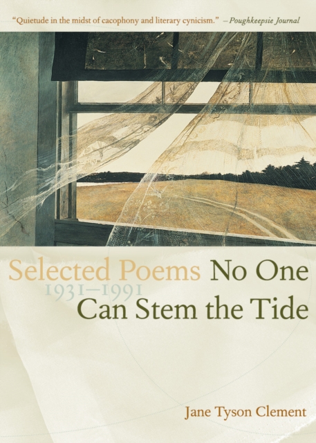 No One Can Stem the Tide : Selected Poems 1931-1991, PDF eBook