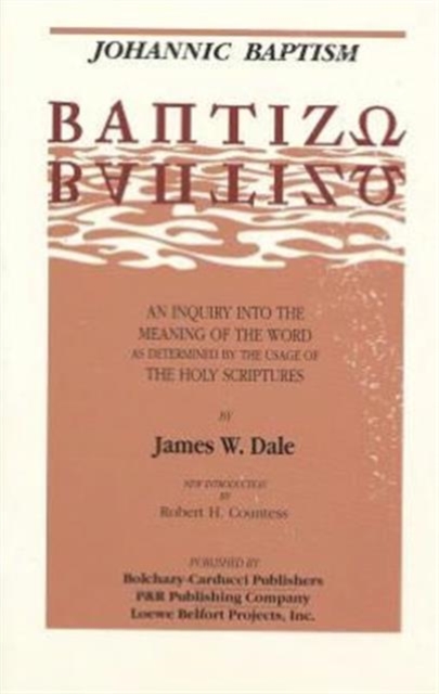 Johannic Baptism, Book Book