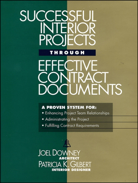 Successful Interior Projects Through Effective Contract Documents, Hardback Book