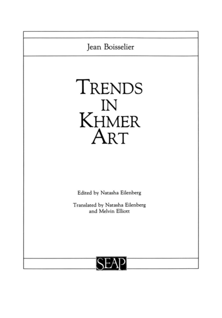 Trends in Khmer Art, Paperback / softback Book