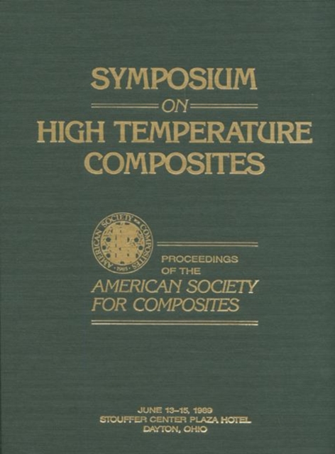 Symposium on High Temperature Composites, Hardback Book