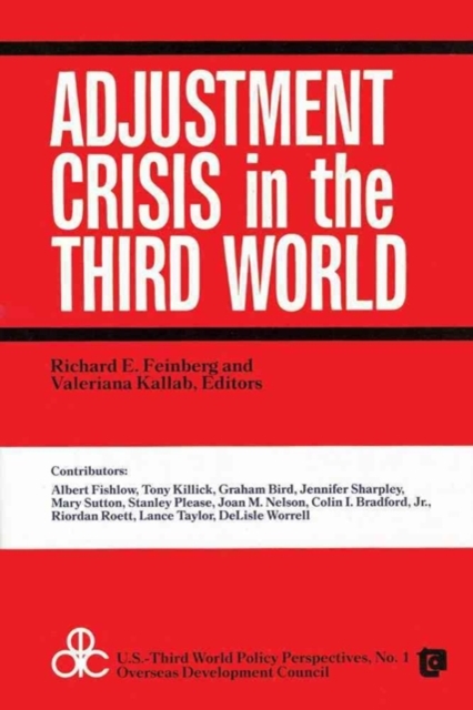 Adjustment Crisis in the Third World, Paperback / softback Book