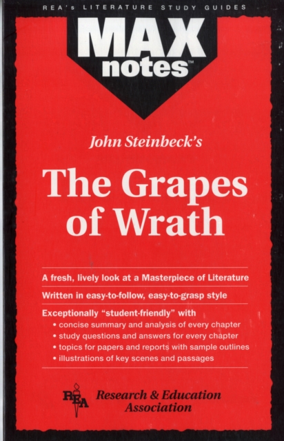 MAXnotes Literature Guides: Grapes of Wrath, Paperback / softback Book