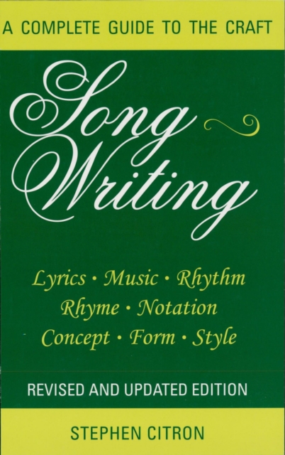 Songwriting : A Complete Guide to the Craft, EPUB eBook