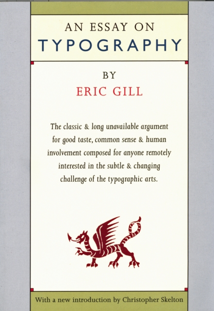 An Essay on Typography, Paperback Book