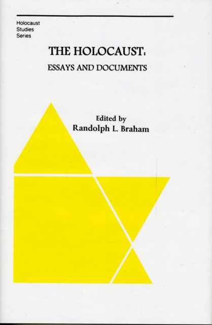 The Holocaust - Essays and Documents, Hardback Book