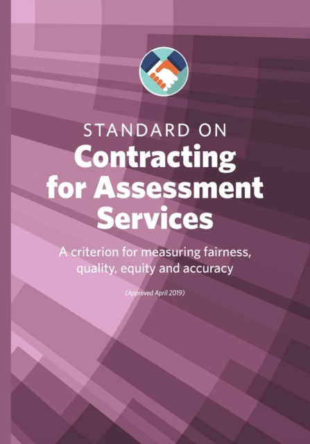 Standard on Contracting for Assessment Services, Paperback / softback Book