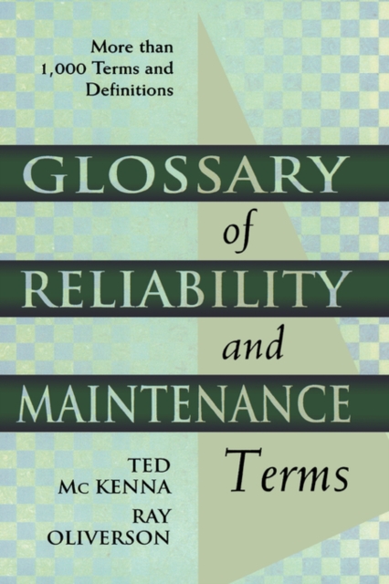 Glossary of Reliability and Maintenance Terms, Hardback Book