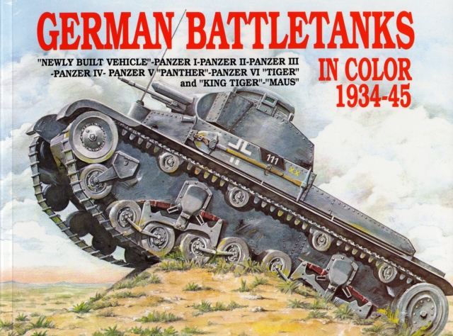 German Battle Tanks in Color, Paperback / softback Book