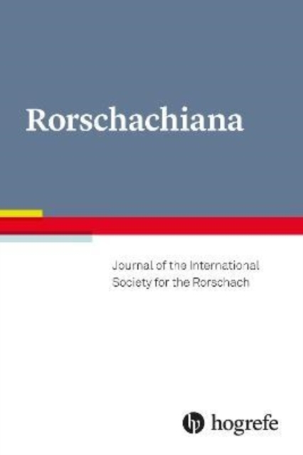 Rorschachiana : Journal of the International Society for the Rorschach, Vol. 42 /2021 42, Hardback Book