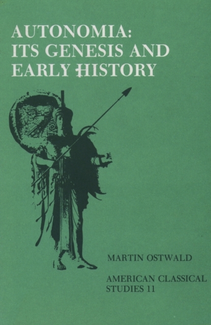 Autonomia, Its Genesis and Early History, Paperback / softback Book