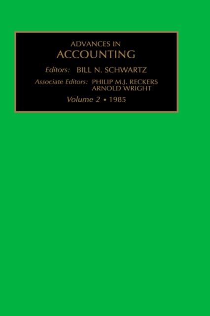 Advances in Accounting : v. 2, Hardback Book