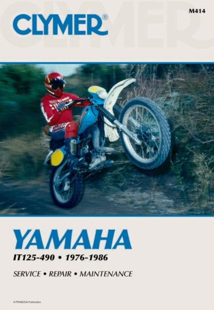 Yamaha IT125-490 Motorcycle (1976-1986) Service Repair Manual, Paperback / softback Book