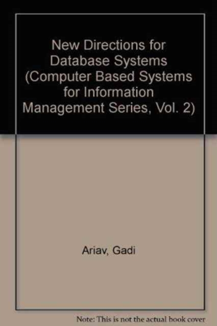New Directions for Database Systems, Hardback Book