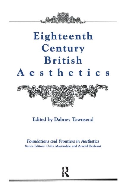 Eighteenth-Century British Aesthetics, Hardback Book