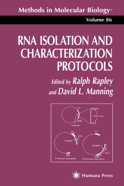 RNA Isolation and Characterization Protocols, Hardback Book