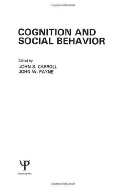 Cognition and Social Behavior, Hardback Book