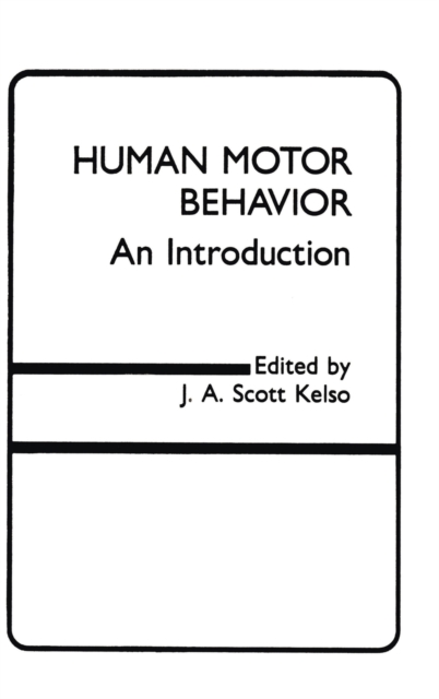 Human Motor Behavior : An Introduction, Hardback Book