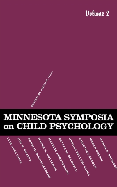 Minnesota Symposia on Child Psychology : Volume 2, Hardback Book