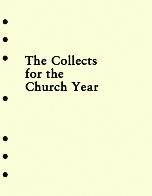 Holy Eucharist Collects Insert for the Church Year, Loose-leaf Book