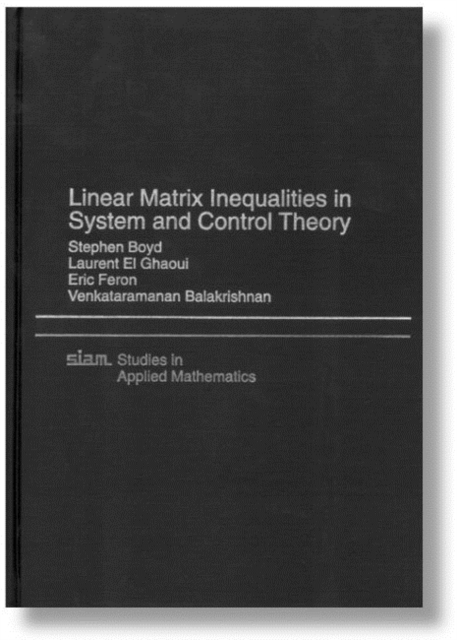 Linear Matrix Inequalties in System and Control Theory, Paperback Book