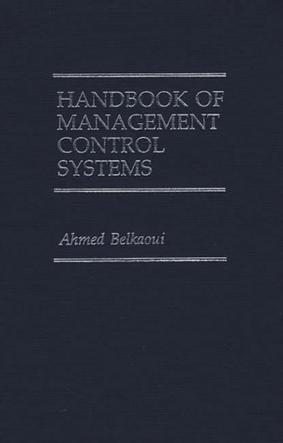 Handbook of Management Control Systems, Hardback Book