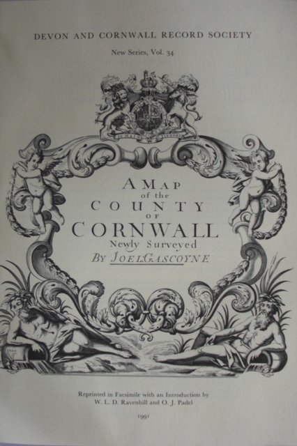 Joel Gascoyne's Map of Cornwall 1699, Hardback Book