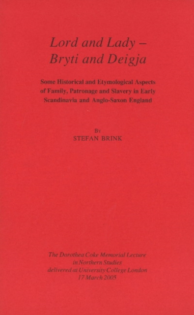 Lord & Lady -- Bryti & Deigja, Paperback / softback Book