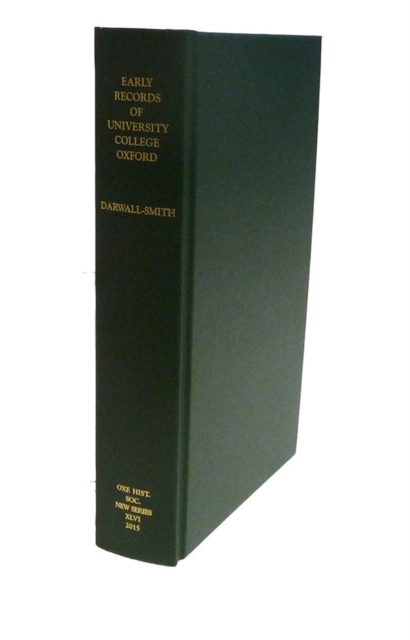 Early Records of University College, Oxford, Hardback Book
