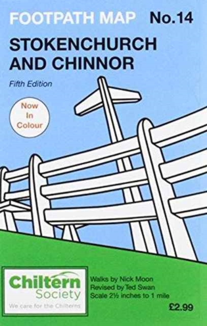 Chiltern Society Footpath Map No.14 : Stokenchurch and Chinnor, Sheet map, folded Book