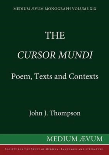 "Cursor Mundi" : Poem, Texts and Contexts, Paperback / softback Book