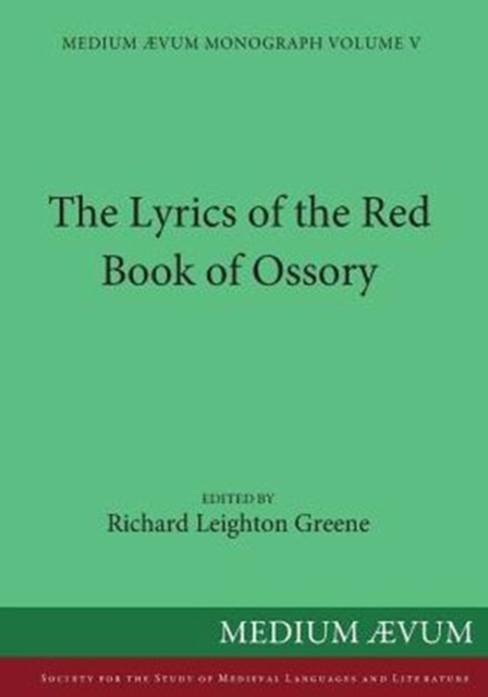 The Lyrics of the Red Book of Ossory, Paperback / softback Book
