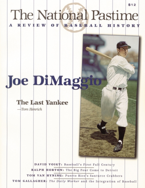 The National Pastime, Volume 19 : A Review of Baseball History, Paperback / softback Book