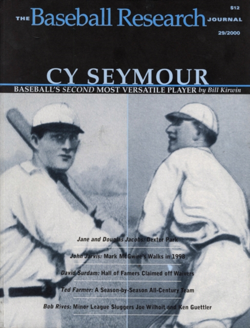 The Baseball Research Journal (BRJ), Volume 29, Paperback / softback Book