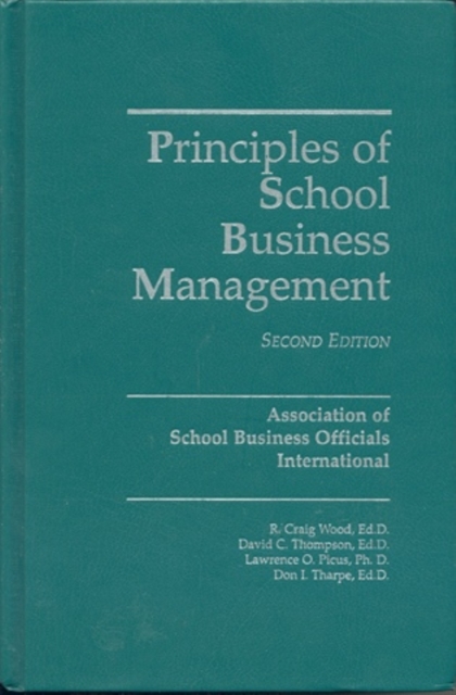 Principles of School Business Management, Hardback Book
