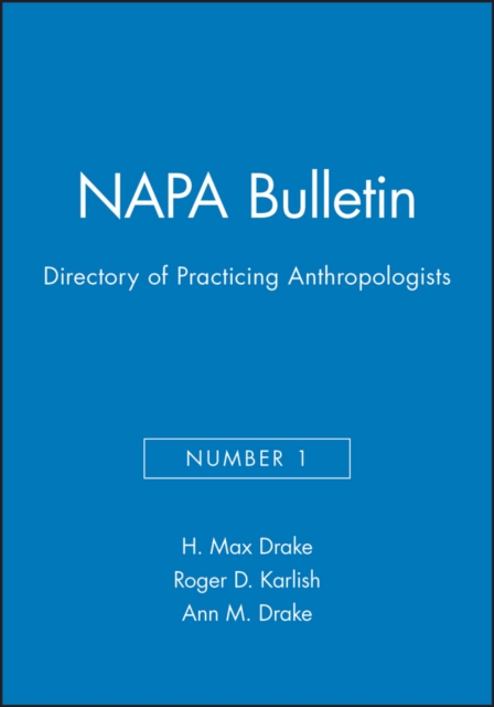 Directory of Practicing Anthropologists, Paperback / softback Book