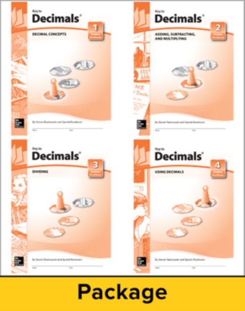 Key to Decimals, Books 1-4 Set, Book Book