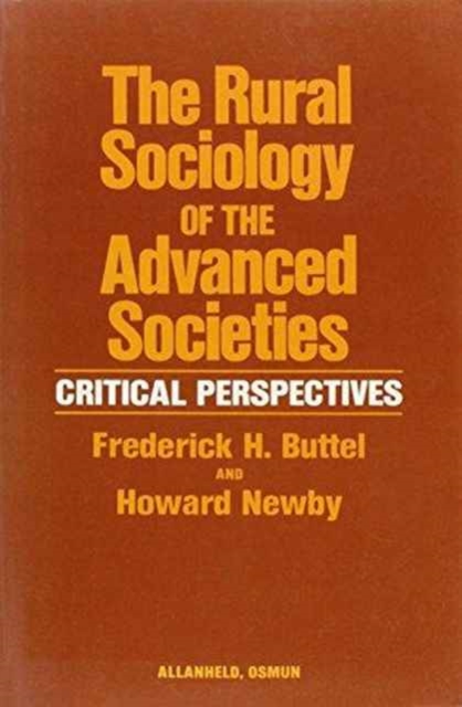 Rural Sociology of the Advanced Societies, Paperback / softback Book