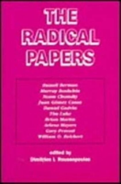 The Radical Papers : v. 1, Paperback / softback Book