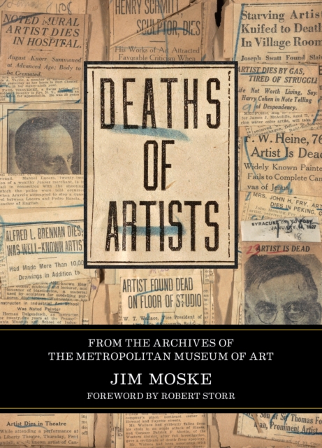 Deaths of Artists, Hardback Book